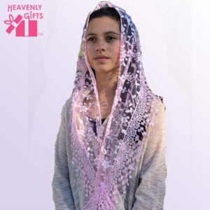 Cherry Blossom Church Veil (Pink)