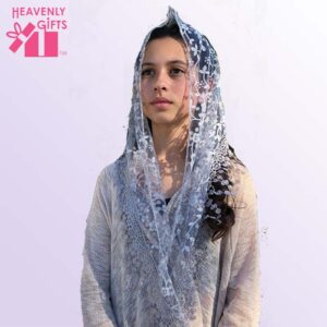 Cherry Blossom Church Veil (Gray)