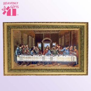 The Last Supper Padded Gold Frame (23" x 39")