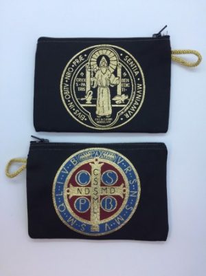 Small Rosary Pouch (St. Benedict)