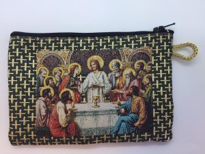 Small Rosary Pouch The Last Supper (Gold)