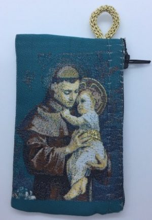 Small Rosary Pouch (St. Anthony)