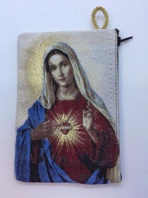 Medium Veil  Pouch (Sacred Heart of Mary)
