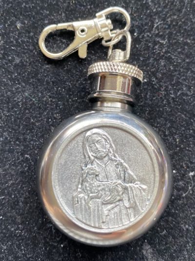 Round Holy Water Flask