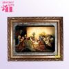 The Last Supper On Canvas  (framed)