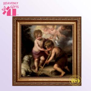 Jesus & John the Baptist- Children with Shell (Framed)