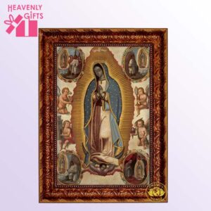 Virgen de Guadalupe con Estaciones (Framed)