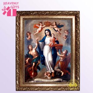 Our Lady of Light On Canvas   (framed)