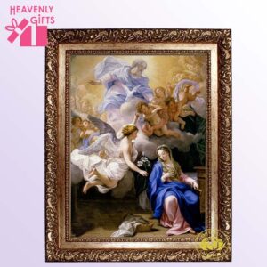 The Annunciation Of Mary On Canvas  (framed)