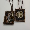 Small Brown Scapular "St. Benedict"