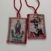 Small Red Scapular "Lady of Guadalupe"