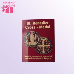 St. Benedict Cross Medal - Prayer Card