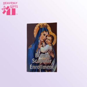 Brown Scapular Enrollment - Prayer Card