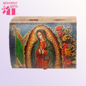 Our Lady of Guadalupe with Flag - Prayer Box