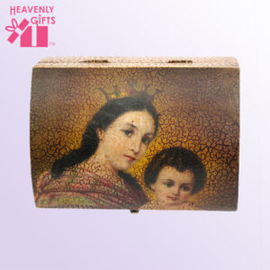 Crown Madonna with Child - Prayer Box