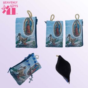 Small Rosary Pouch (Our Lady of Guadalupe with St. Juan Diego)