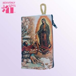Small Rosary Pouch (Our Lady of Guadalupe giving St. Juan Diego Roses)