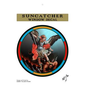 St. Michael the Archangel Window Sticker