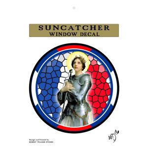 Joan of Arc Window Sticker