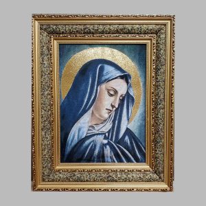 Our Lady of Sorrows Double Padded Gold Frame (17" x 21")