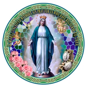 Miraculous Mother Window Sticker