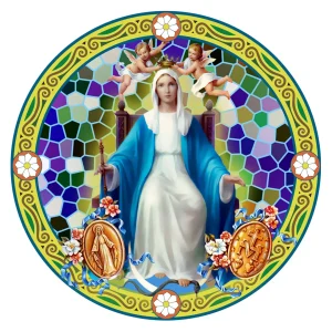 Orthodox Our Lady of Grace Window Sticker