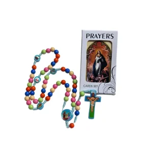Child's Rosary Kit - Blue   18"