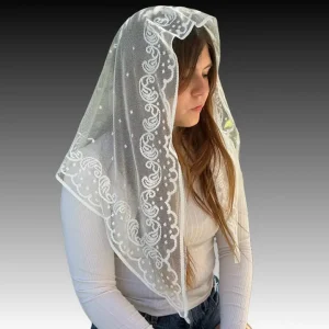 Jerusalem Veil - White