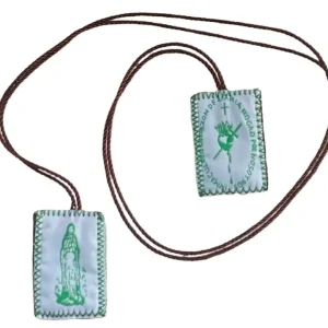 Scapular - Our Lady of Grace Green   1.5"