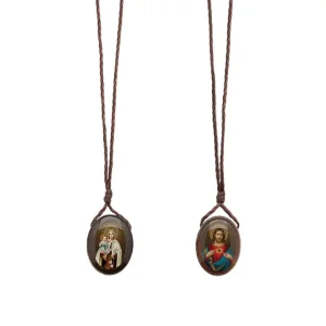 Scapular - Sacred Heart of Jesus + Lady of Mt. Carmel Oval