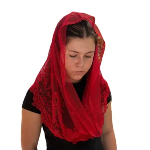 St. Veronica Red Chapel Veil